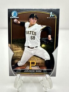JUN-SEOK SHIM 2023 BOWMAN CHROME 1ST PROSPECT #BCP-153 2