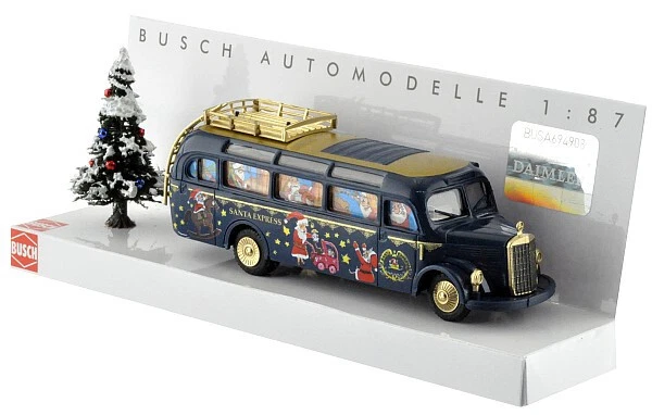 Busch 41000.117 Mercedes Benz O-3500 "Weihnachtsbus" 2019" Wilde 13 1:87 OVP Neu - Bild 1 von 1