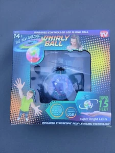 The New Amazing Whirly Ball 14+ Ages Controlled Led Flying Ball Hovers 15 Feet - Picture 1 of 6