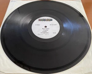 NEW ORDER Crystal *RARE UK 12” ACETATE 2-SIDED PROMO SINGLE - Sony Music Studios - Picture 1 of 12