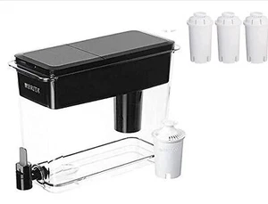 Brita Ultramax 18-Cup Water Filter Pitcher Dispenser Water Filtration 4 Filter - Picture 1 of 8