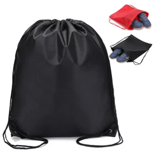 VDL SHOE Boot Bag Versatile Waterproof Dirtproof Travel Backpack BLACK RED - Picture 1 of 10