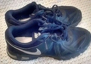 Nike Air Max Runlites Unisex Mesh Black Athletic Sneaker Shoes Boys 7 Women 8.5  - Picture 1 of 6