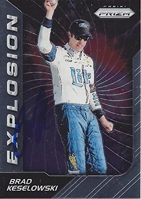 AUTOGRAPHED Brad Keselowski 2018 Panini Prizm Racing EXPLOSION (#2 Miller Lite) - Image 1 of 2
