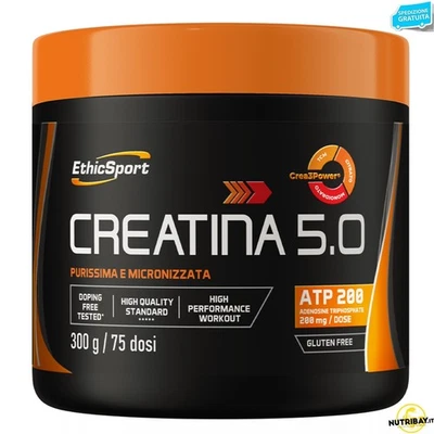 Ethic Sport Creatina 5.0 - 300 gr Creatina purissima micronizzata