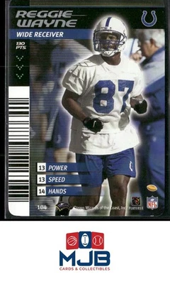 2001 NFL Showdown 1st & Goal Reggie Wayne Rookie #104 - Image 1 of 2