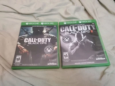 Lot Of 2 Video Games - Call of Duty: Black Ops I & II - Xbox One & Xbox 360 - Image 1 of 3