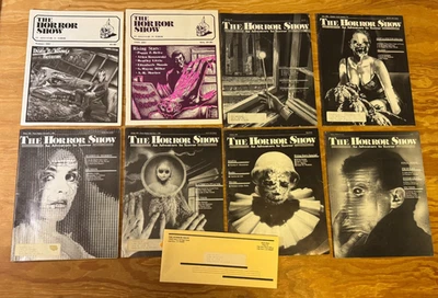 Vintage THE HORROR SHOW an ADVENTURE in TERROR Magazines 1987 ~ 1990 - Image 1 of 4