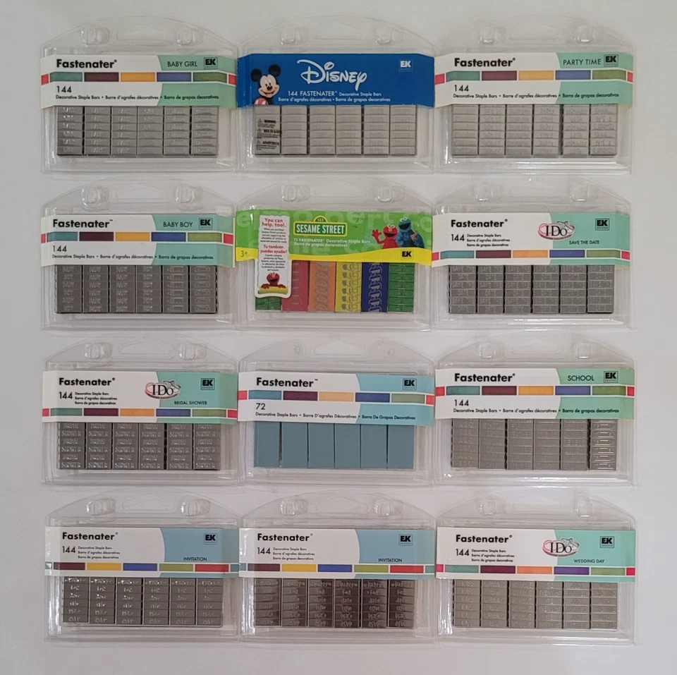 BARRAS GRAPAS DECORATIVAS FASTENATER - Tú eliges - COMPRA MÁS Y AHORRA MUCHO EN ENVÍO Foto 1 de 1