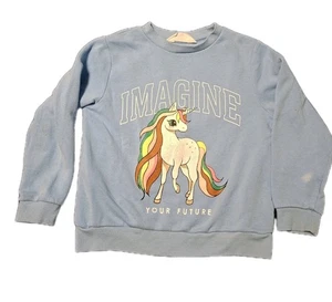 Kinder Mädchen Einhorn Pullover Größe 122/128 H&M - Bild 1 von 5