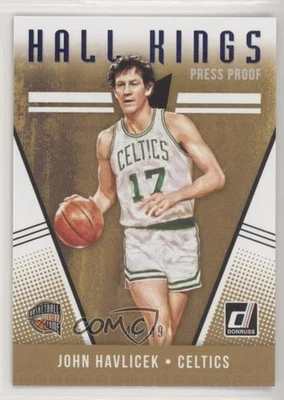 2018-19 Panini Donruss Hall Kings Press Proof Blue /49 John Havlicek #17 HOF - Image 1 of 2