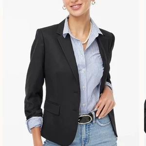 J Crew Schwarz Original Schuljungen Wollblazer 2 - Bild 1 von 11