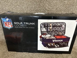NFL Minnesota Vikings Locker Organizer Golf Trunk Sports Bag New - Picture 1 of 4