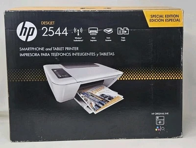 Brand New HP DeskJet 2544 Wireless All-in-One Color Inkjet Printer - Image 1 of 4