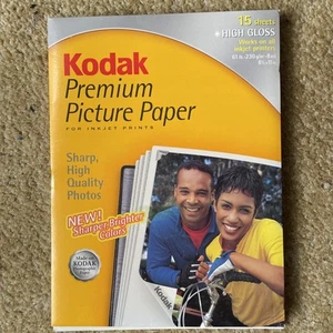 Kodak Premium High Gloss 8.5"x11" Inkjet Printer Photo Paper - 9 Sheets - Bild 1 von 2