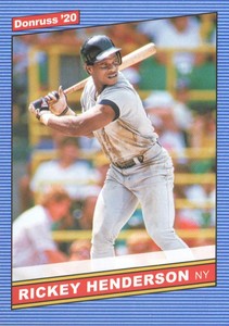 2020 Donruss Baseball #219 Rickey Henderson RETRO