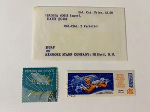 Russia & Haiti Stamps (1961-1965: 2 stamps) - Picture 1 of 3