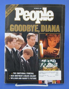 People Weekly Magazine September 22 1997 Goodbye Princess Diana William Charles - Imagen 1 de 1