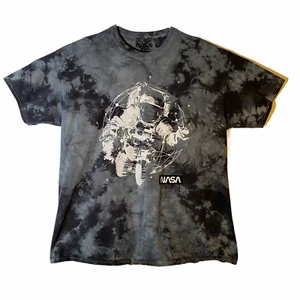 NASA Astronaut Spacewalk Gray and Blue Tie Dye T-Shirt Men XL - Picture 1 of 8