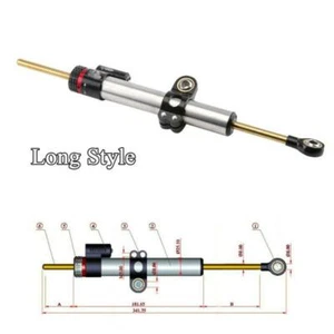 Estabilizador amortiguador de dirección CNC para motocicleta Honda Yamaha Suzuki Kawasaki BMW - Imagen 1 de 12
