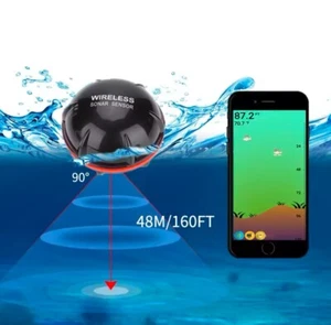 Fish Finder Wireless Bluetooth Smart Sonar Portable connect to phone. - Picture 1 of 7