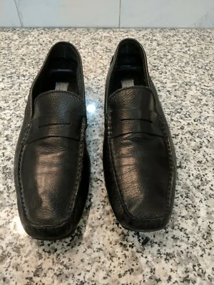 Barneys New York Blk Sz 13 Penny Loafer Moccasin Driving Shoes Mens - Image 1 of 4