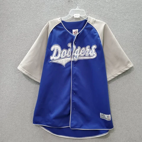 Los Angeles Dodgers Men Jersey XL Blue True Fans Logo Nomar Garciaparra 5 READ Cover