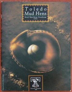 1995 Charlotte Knights @ Toledo Mud Hens American Association Baseball Program - Picture 1 of 1