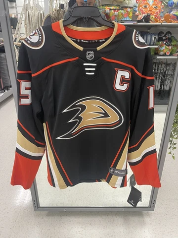Official Ryan Getzlaf Anaheim Ducks Black Home Breakaway Jersey L Reg.$175 Cover