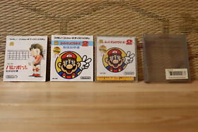 Super Mario Bros 2 Brothers + Volley Ball Comp! Nintendo Famicom Disk FCD VG!