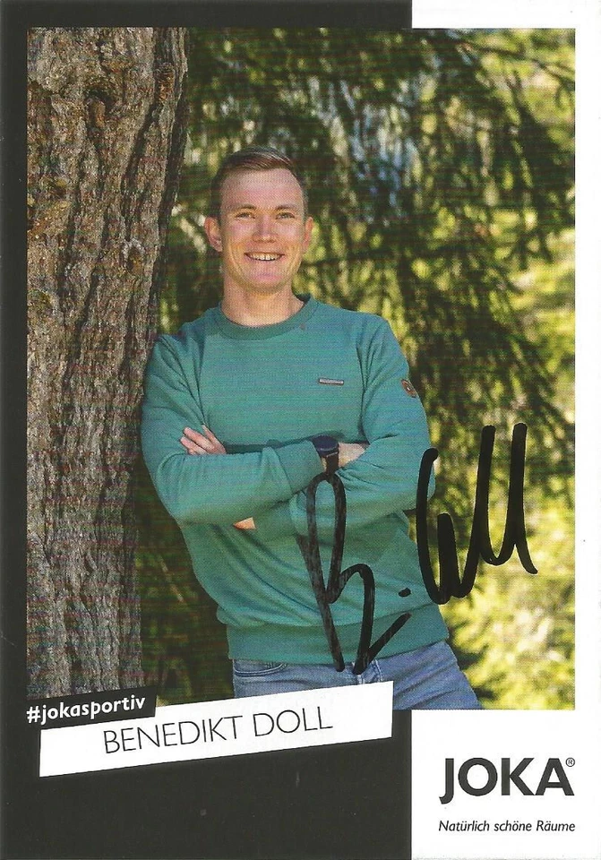 BENEDIKT DOLL (GER) - BIATHLON; Olympiasieger; Weltmeister;Originalautogramm - Bild 1 von 1