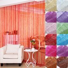String Door Curtain Bead Ribbon Doorway Room Dividers Window Panel Tassel
