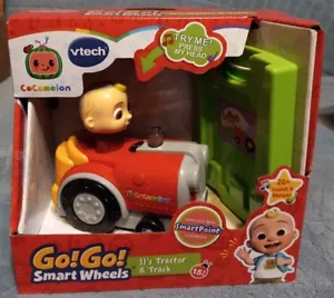NUEVO COCOMELON VTECH GO! GO! ¡TRACTOR Y PIEZA DE PISTA SMART WHEELS JJ! Difícil de encontrar! - Imagen 1 de 7