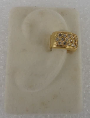 Neugablonz: Ohrklammer/Ohrclip um 1970er Jahre Swarovski Elements (116247) - Bild 1 von 4