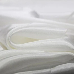 39 Inch X 35 Inch Silk Ponge Natural White Real Silk Chiffon Sheer Fabric Thin - Picture 1 of 6