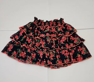 Emma & Elsa - Girls Skirt Size 10/12 Floral - Picture 1 of 6