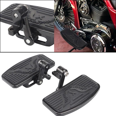 Tablero de piso del conductor delantero para Harley Dyna Super Wide Glide Softail Fatboy FLSTF Foto 1 de 4