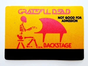 Grateful Dead Backstage Pass Kansas City MO 26/06/91 26/06/1991 ratón en blanco/error - Imagen 1 de 4