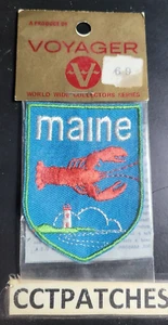 VOYAGER MAINE LOBSTER SOUVENIR PATCH - Picture 1 of 2