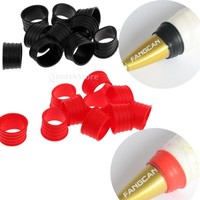 20x Stretchy Tennis Racket Handle Rubber Fix Ring Tennis Racquet Grip Roll