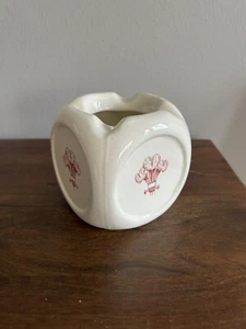 Dudson Brothers Vitrified Hotel Ware Cube Ashtray Prince Line Hanley England Vtg - Picture 1 of 10