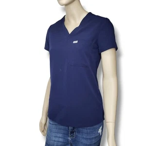 Blusa Médica Figs Catarina Un Bolsillo Para Mujer XXS Azul Marino FW1000 Mancha - Imagen 1 de 11