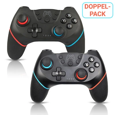 Zwei 2x Wireless Pro Controller GamePad + Kabel 🎮🎮✅ für Nintendo Switch 1 | 2 - Bild 1 von 4