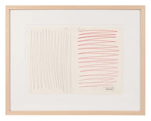 Thomas Lenk, original Handzeichnung, signiert und datiert - Bild 1 von 2