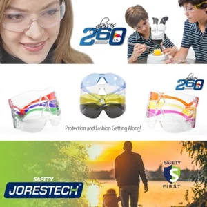 12 PAIR JORESTECH UV LENS LOT SAFETY GLASSES BULK NEW VARIETY COLORS - Picture 1 of 13