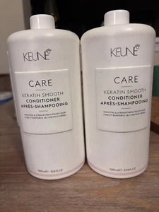Keune Care Keratin Smooth Conditioner 100ml 33.8 Oz Duo Two Bottles - Picture 1 of 4