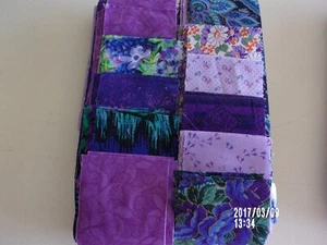 Shades of Purple Jelly roll Strips  (40)  2.5x42  Includes a FREE pattern - Picture 1 of 4