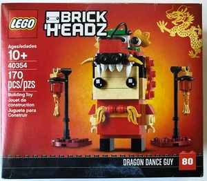 Lego BrickHeadz Lunar New Year Dragon Dance Guy Set 40354 New, Sealed! - Picture 1 of 2