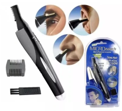 Rasoio Mini Elettrico Microtouch Barba  Basette Peli Naso Uomo - Immagine 1 di 3
