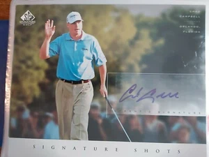2004 UD SP Authentic Signature Golf Shots 8x10 Chad Campbell #CC - Picture 1 of 1